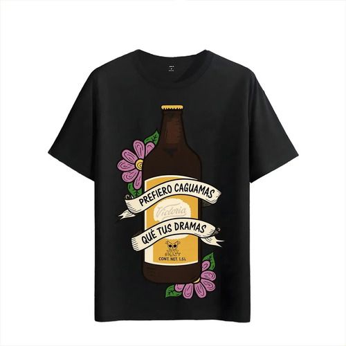 Women's T-Shirts Tshirt Muscle Freaks Caguamas Estilo Drama Victoria Beer_ecoleips.com