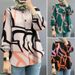 Women's Clothing Fashion Long Sleeved Printed Shirts For Women Autumn New Retro Casual Button Tops_ecoleips.com