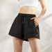Sports Shorts Women's Summer New Loose Double Pocket Fake Two-piece Running Fitness Shorts Women's Casual Quick Drying Yoga Pants_ecoleips.com