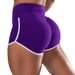 Women's Clothing High Waist Workout Shorts Sexy Lifting Running Shorts With Soft Milk Silk Fabric, Elastic & Breathable - S-XXXL (Black/Blue/Wine/More_ecoleips.com