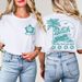 KEEVICI Hawaiian Beach T Shirts For Women Hibiscus Flower Palm Tree Shirt Tropical Graphic Tees Summer Beachy Vacation Tops_ecoleips.com