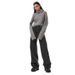 High-Waisted Wide Leg Jeans For Women – Stretch Cotton Denim Pants – Fashion Workwear (Sizes 25-32, Black)_ecoleips.com