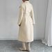 Women's Double Breasted Warm Woolen Coat Autumn Winter Fashion European American Style Hot Selling_ecoleips.com