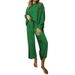 2025 European And American Loose Simple Solid Color Casual Suit Autumn Winter New Textured Drawstring Sportswear For_ecoleips.com