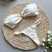 2025 New Bikini Sexy European And American Bikini Solid Color Tube Top Split Women's Swimsuit Swimsuit_ecoleips.com