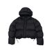 Women's Winter Puffer Jacket With Hood - RDS Certified 90% White Duck Down, Casual Bomber Coat, Water-Resistant Nylon, Multiple Colors_ecoleips.com
