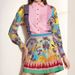 Aria Basics Aria Basics 2025 Spring New European And American Cross-Border Fashion Printed Long Sleeve Shirt Top + Pleated Skirt Women's_ecoleips.com