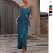 2026 Spring/Summer Foreign Trade European And American Women's Clothing New Fashion Solid Color Strap French_ecoleips.com
