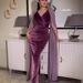 Women’s Clothing autumn and winter new hip floating sleeve evening dress_ecoleips.com