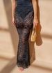 K New Slim Fit Hollow Lace Top+skirt Two-piece Set_ecoleips.com