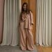 Women's Clothing Long Sleeved Casual Suit Autumn New Loose Casual Cotton Shirt Trousers Suit_ecoleips.com