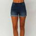 Women's Clothing Fashion Four Sided Stretch Knitted Denim Loose Comfortable Stretch Jeans Comfortable Fabric Same Style Short_ecoleips.com