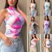 Women's Clothing New Style Cool Street Style Printed Mesh Vest_ecoleips.com