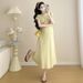 Maternity Clothing Summer Fashion New Dress Summer Trendy Mother Korean Version Simple Temperament Loose And Thin Age-reducing Skirt_ecoleips.com