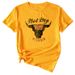 Aria Basics Aria Basics Foreign Trade Cross-Border European And American Not My Deo Vintage Fun Pattern Women's Short-Sleeve Round-Neck T-Shirt_ecoleips.com
