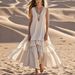 Women's Clothing Cotton And Linen Loose Large Skirt Sleeveless Dress_ecoleips.com