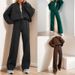 Voya Recommend! Women's Temperament, Sports And Leisure, Solid Color Zipper Hoodie, Fashionable Set With Multiple Colors To Choose From_ecoleips.com