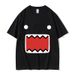 O-Neck Fashion Quality T-Shirt Casual Face Domo Kun Funny Meme Women Summer Summer Short Sleeved Harajuku Streetwear Tops Tees_ecoleips.com