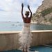 Women's fashion one-shoulder sexy two-piece skirt with top fringe skirt_ecoleips.com