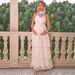 Breathable Maternity Maxi Dress – Comfortable & Stylish V-Neck Sundress For Pregnancy & Nursing_ecoleips.com