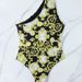 Cutout One-Shoulder Swimsuit – Sexy High-Cut & Tummy Control (Gold/Army Green, S-L, Upf50+ Polyester)_ecoleips.com
