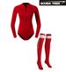 Aria Basics 2mm Macaron Women's Diving Suit One-piece Surfing Long Sleeve Top Snorkeling Wetsuit Warm Cold-proof Sunscreen Set_ecoleips.com