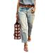 Women's Clothing Stretch Denim Loose Straight Leg Wide Leg Pants Women's Clothing New Spring Collection_ecoleips.com