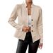 Autumn/Winter Buttoned Patterned Small Suit Jacket_ecoleips.com