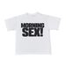Cross-border Letter Print Casual Unisex Round-neck Loose-fitting Pure Cotton Long T-shirt Top_ecoleips.com
