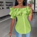 K Creative Cute, Fresh And Sweet Cardigan With A One Neck Slim Fit Women's Shirt_ecoleips.com