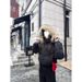 girl Girl Girl In Stock 2025 Autumn Winter New Small Warm Pack Hooded Fur Collar White Duck Waist-Cinching Down Jacket Thickened Coat_ecoleips.com
