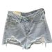 New Rough-edged Denim Shorts Women's Large Size Fat Mm Loose Korean Version A-shaped Ripped Hot Pants_ecoleips.com