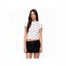 Women's Clothing 2025 New Fashion Retro Polka Dot Print Slim Fit Round Neck Top For Women Foreign Trade Wholesale_ecoleips.com