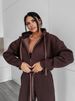 "Women's Zip-Up Hoodie & Drawstring Pants Set - Long Sleeve Sportswear For Gym, Yoga & Casual Wear"_ecoleips.com