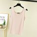 Modal Cotton Plus-size Double U-neck Camisole Tank Top For Women, 2021 Spring/summer New Style_ecoleips.com