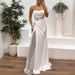 Women's Clothing Strapless Dress Fashion Casual Party Patchwork Style For Spring Autumn INS Inspired New Arrival_ecoleips.com