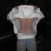 Women's Fashion Hooded Sweatshirt See-through Mesh Splicing Long Sleeve Sexy Style Autumn Winter Clothing European American_ecoleips.com