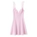ZA European And American Wom's Fashion Export 2025 Summer New V-neck Floral Simple Slim-Fit Frch Strap Dress For_ecoleips.com