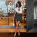 European And American Style 2026 Summer New Fashion Personality Street Trend Striped Tassel Slim-fit Bodycon Short Skirt_ecoleips.com