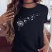 Cross-border Supply Tops, Round-neck Colorful Dandelion Short-sleeve Women's T-shirt For Summer_ecoleips.com