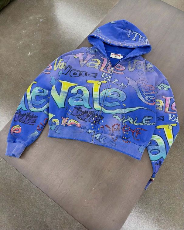 Unisex Dark Sweatshirt European American Hip Hop Style Printed Hoodie High Street Trendy Design Women's Clothing_ecoleips.com