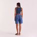 2025 Summer Fashion Sleeveless Round Neck Buttoned Slim Fit Ribbed Sexy Hot Girl Top With Inner Vest For Women_ecoleips.com