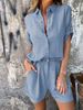 Women's Clothing Spring And Summer New Cotton And Linen Short Sleeved Shorts Casual Suits For Women_ecoleips.com
