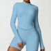 Women's Clothing Drying Nude Fitness Jacket For Women With Zipper For Running Tight Long Sleeved Yoga Jacket 8503_ecoleips.com