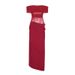 Women's Style Slim Fit One Shoulder Dress With Temperament, Hollowed Out Mesh Splicing, Pure Desire Long Skirt_ecoleips.com