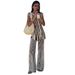 Elegant Sleeveless Striped Knit Print Top & Pants Set - Stylish Casual Outfit For Women_ecoleips.com