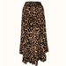 Cross-border European American New Fashion Sexy Women's Leopard Print Flared And Top Two-piece Set Summer Dress_ecoleips.com