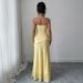 Elegant Strapless Bodycon Maxi Dress | Lace-Trimmed Formal Gown | Polyester Stretch Fit For Evening & Wedding Guest_ecoleips.com