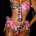 Women's Clothing Sexy Style Bikini Set Swimwear Printed Regular Fit Polyester Fashion Summer Vacation Swimsuit_ecoleips.com