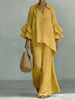 Summer Bohemian Style Retro Women's Cotton Linen Fashion Casual Suit 2026 Brand Factory Wholesale_ecoleips.com